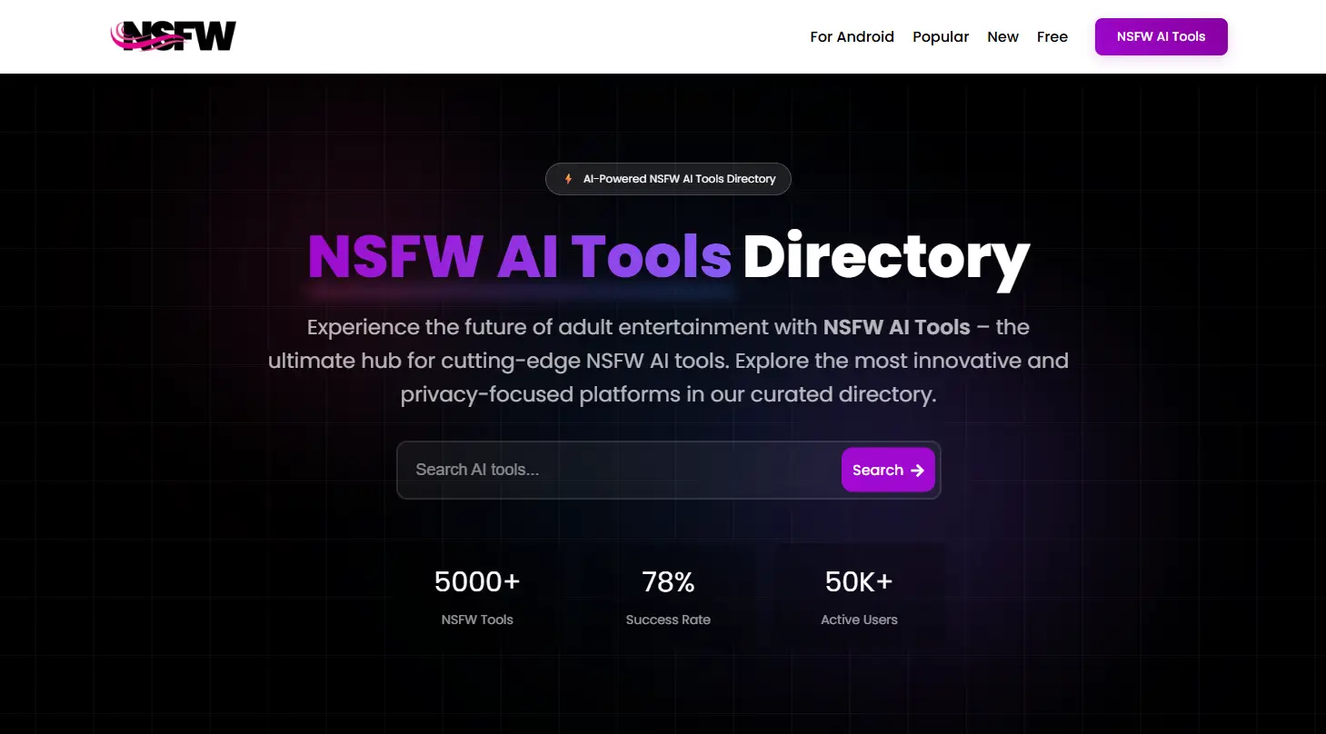 NSFW AI Tools Directory